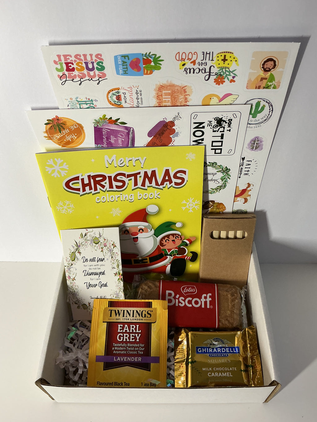 Faith-Filled Christmas Comfort Gift Box – Christian Holiday Gift, Scripture & Self Care for Women