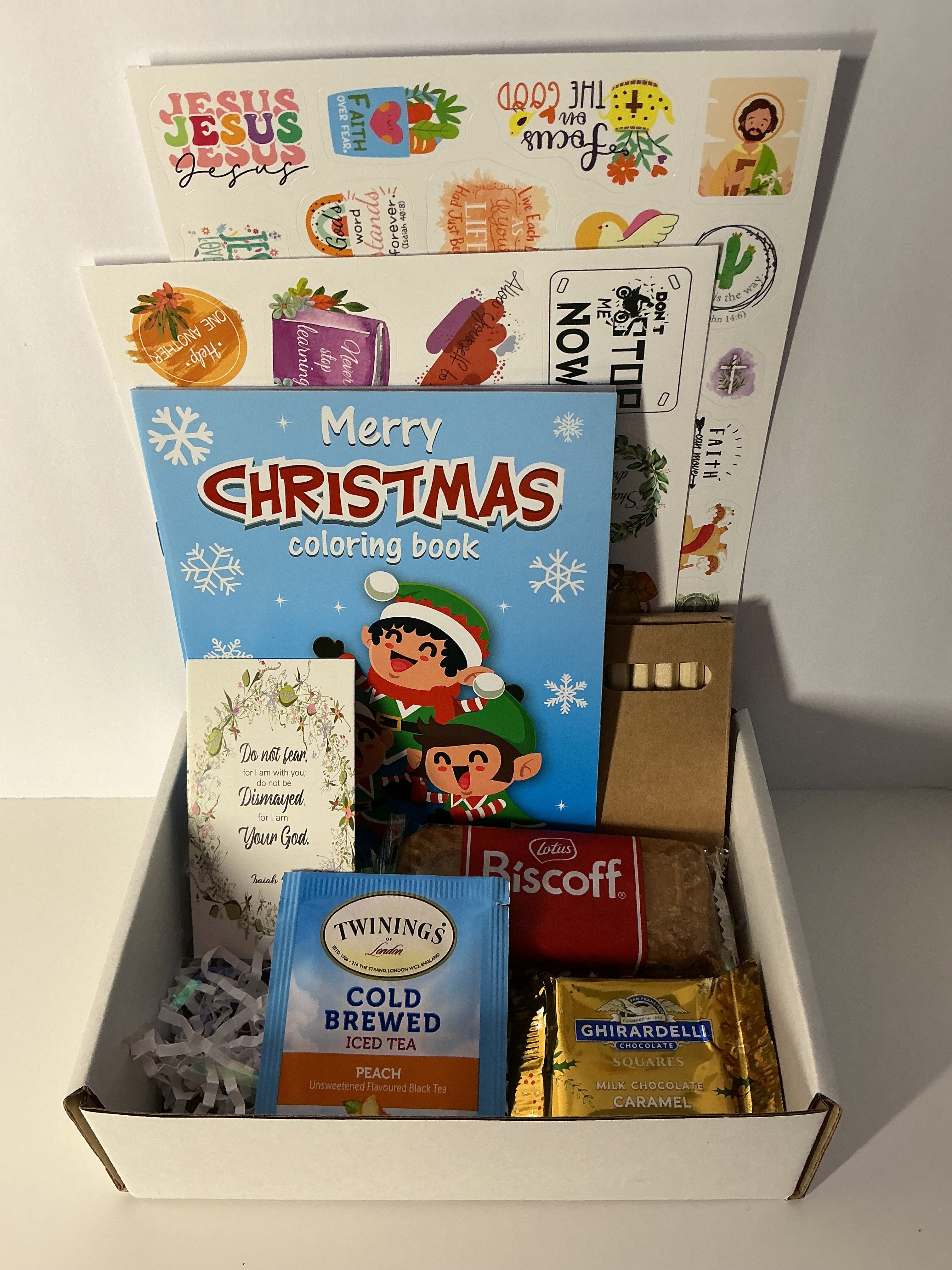 Faith-Filled Christmas Comfort Gift Box – Christian Holiday Gift, Scripture & Self Care for Women