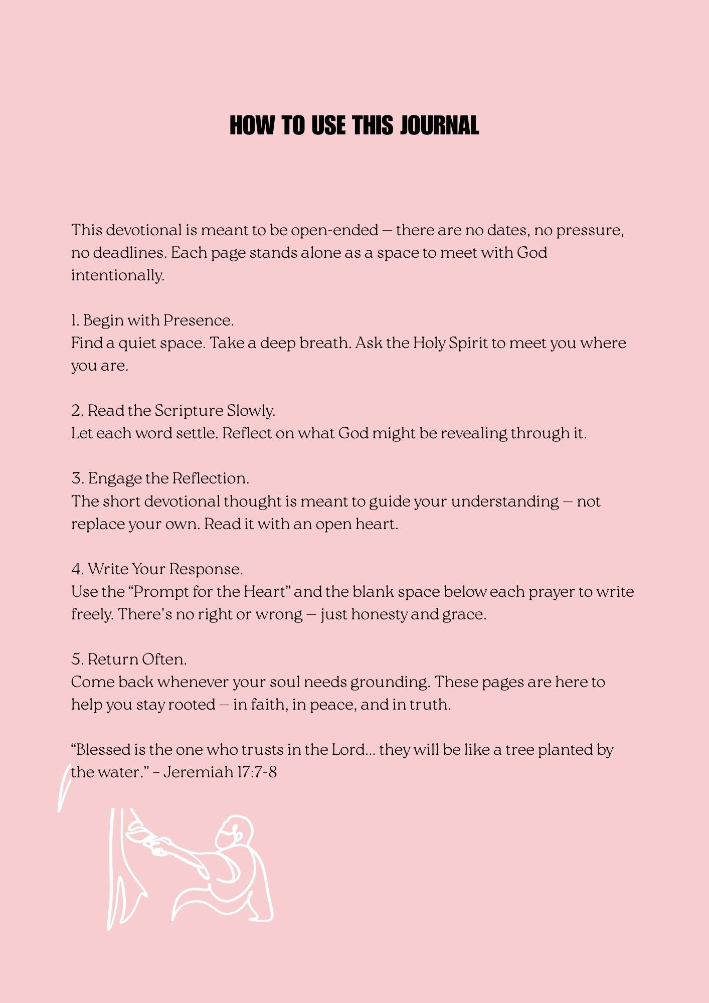 Devotional Journal (Digital) | Bible Study Notebook for GoodNotes, Kindle Scribe & Printable PDF