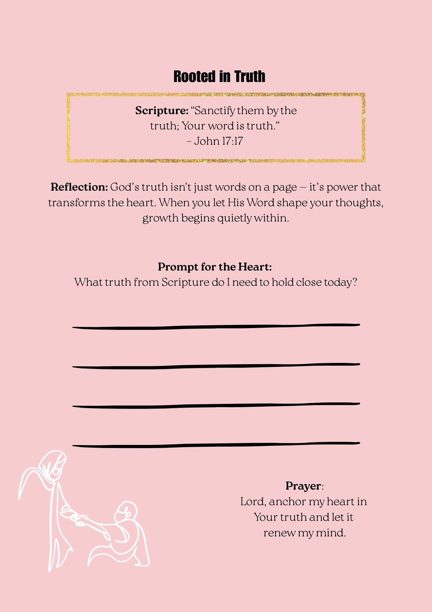 Devotional Journal (Digital) | Bible Study Notebook for GoodNotes, Kindle Scribe & Printable PDF