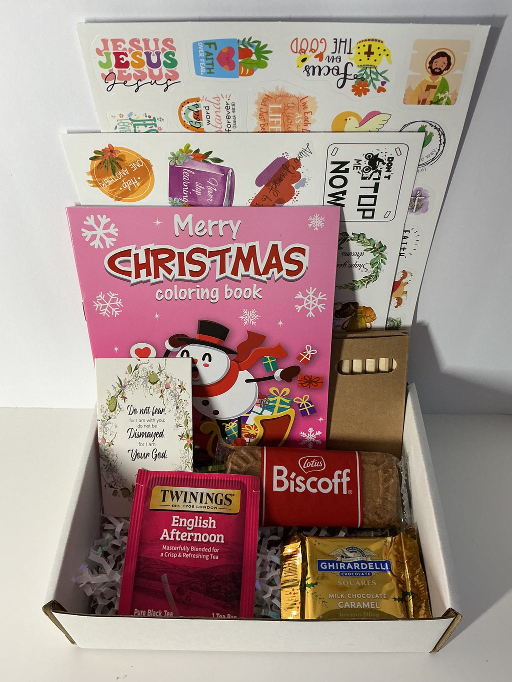 Faith-Filled Christmas Comfort Gift Box – Christian Holiday Gift, Scripture & Self Care for Women
