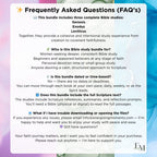 Complete Bible Study Bundle (Digital) | Genesis + Exodus + Leviticus | GoodNotes, Kindle Scribe & Printable PDF