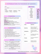 Genesis Complete Bible Study Workbook (Digital) | Kindle Scribe, GoodNotes & Printable PDF