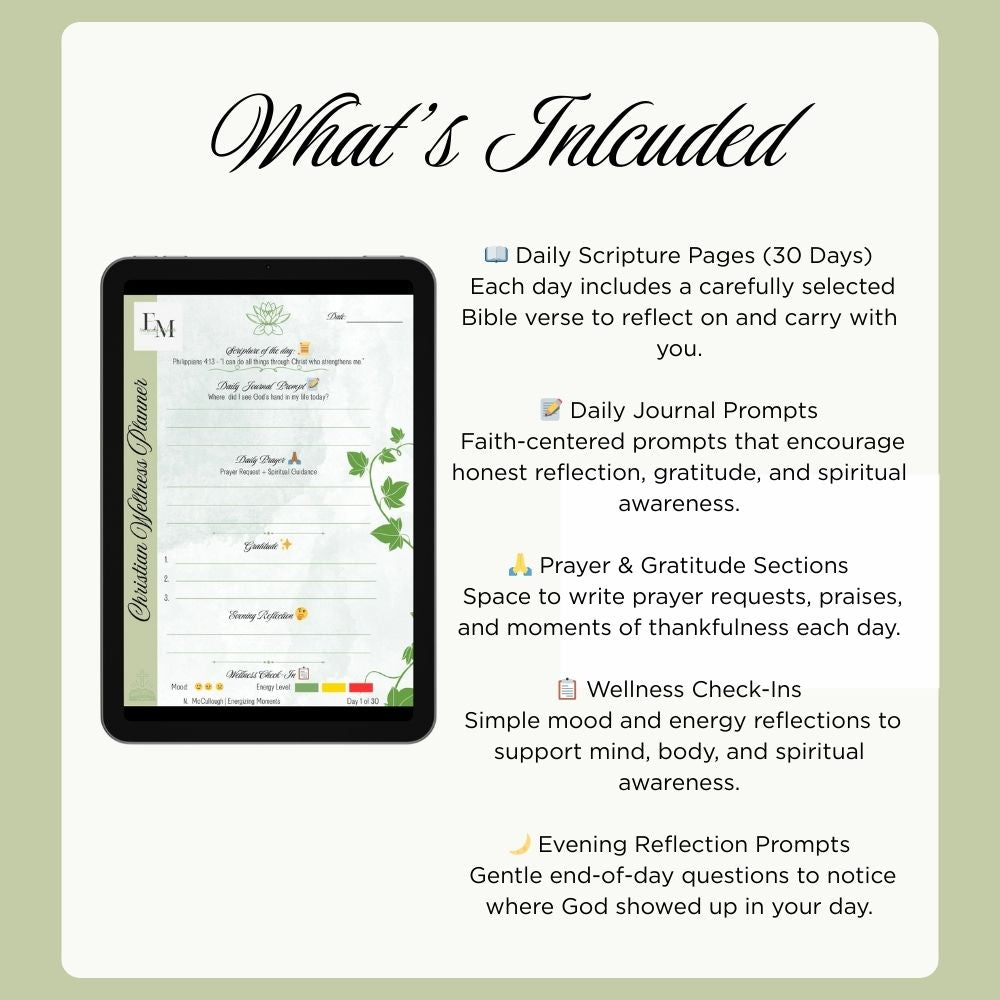 Christian Wellness Journal