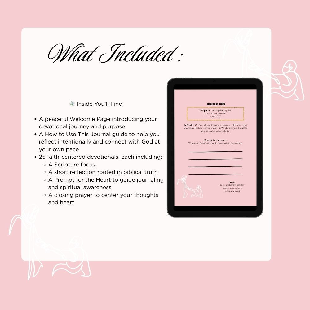Devotional Journal (Digital) | Bible Study Notebook for GoodNotes, Kindle Scribe & Printable PDF