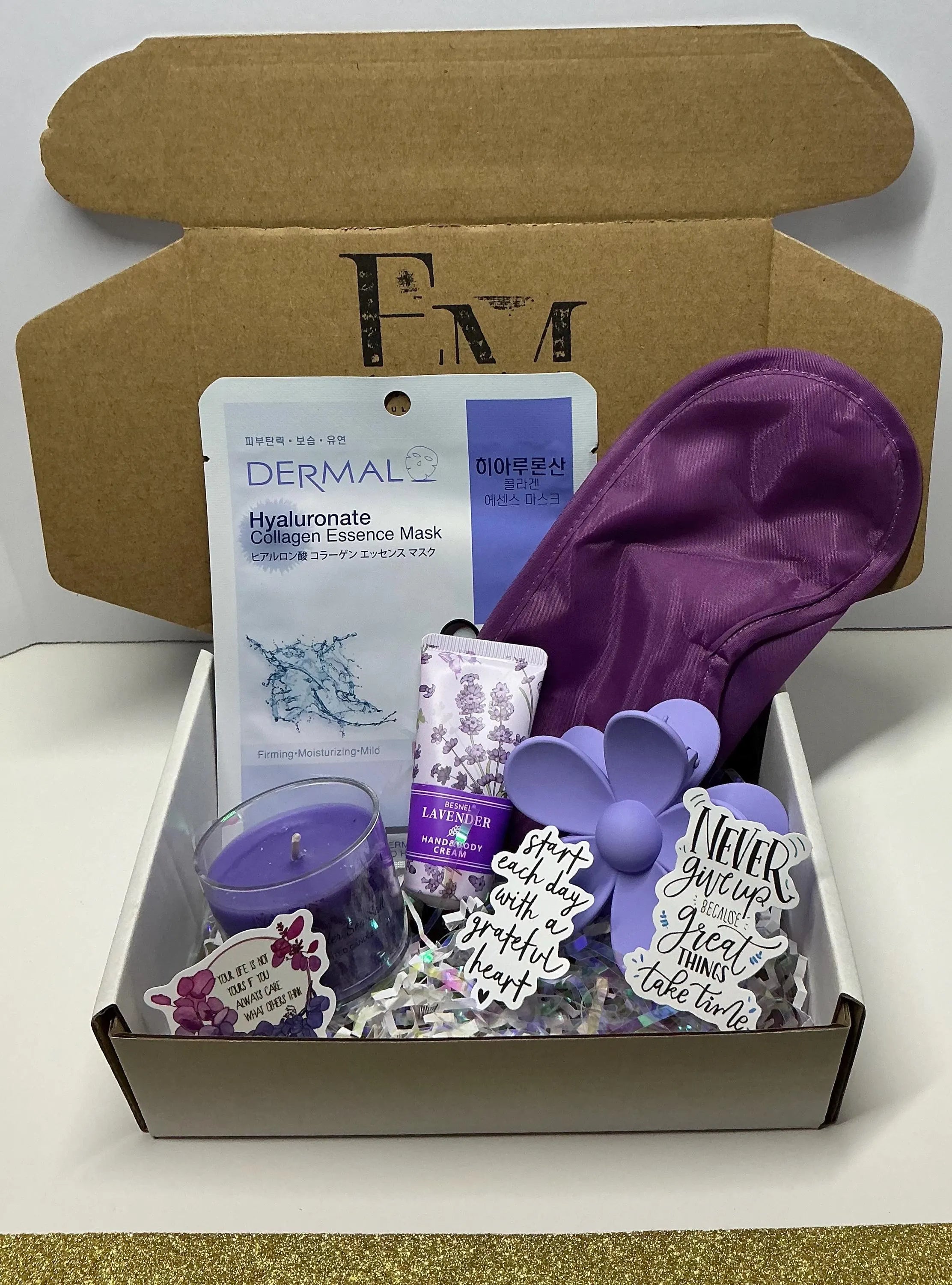 Serenity & Bliss Calming Gift Box – Cozy Self-Care Set for Women, Mindfulness & Relaxation Essentials