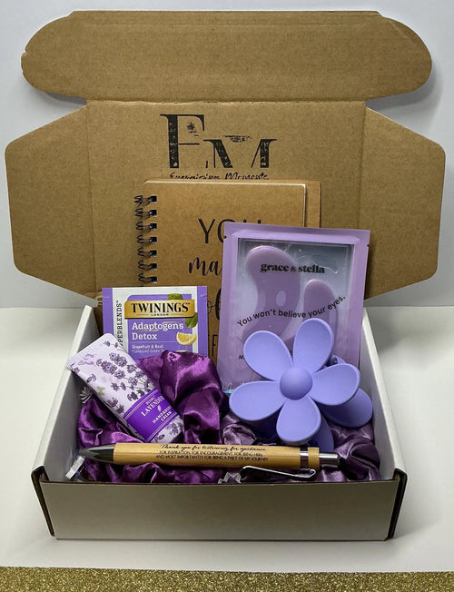 Care On-The-Go Self Care Box – Travel Wellness Kit, Mini Relaxation Gift for Women