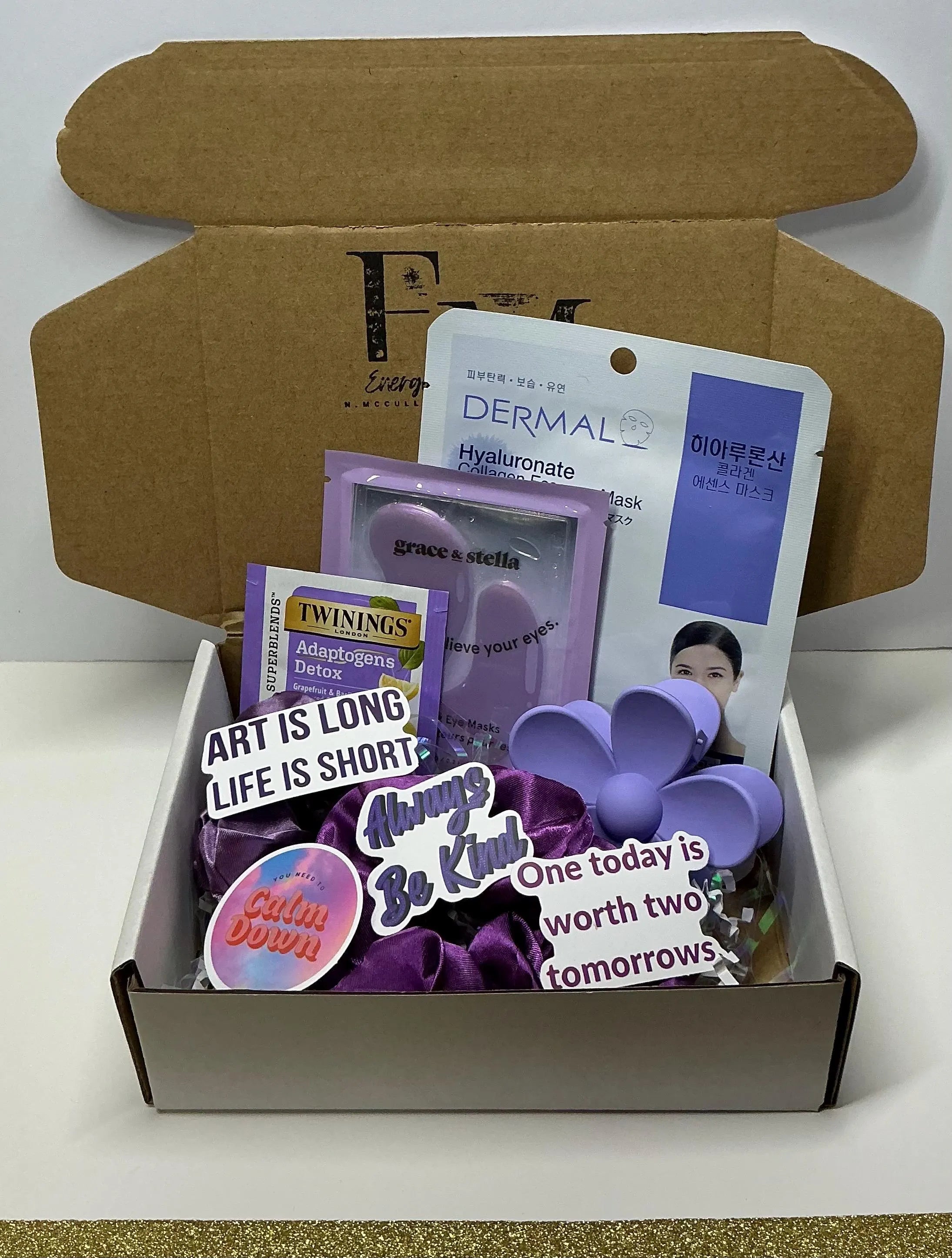 Uplifting Wellness Self Care Box – Encouragement Gift, Stress Relief & Joy Box for Women