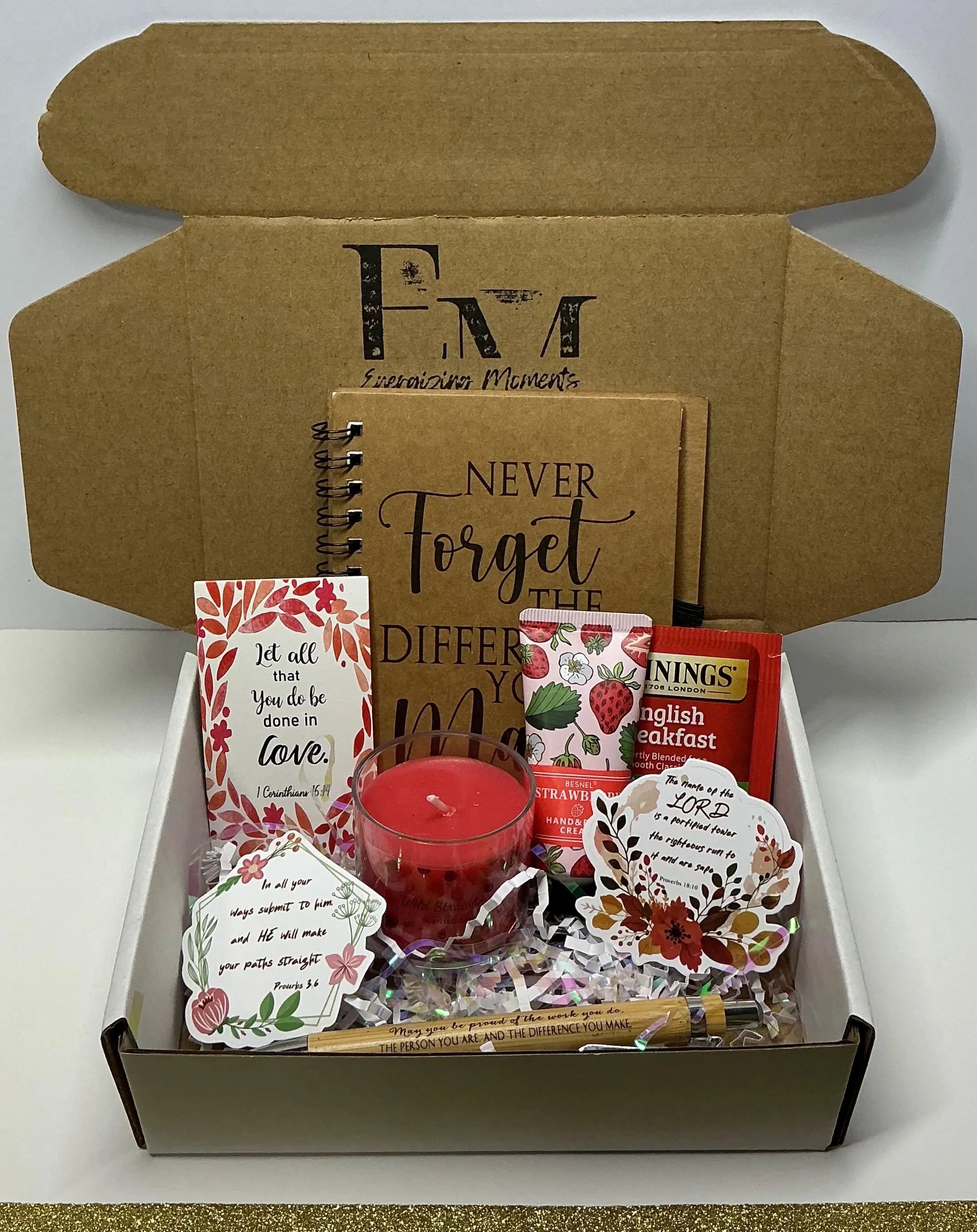 Faith & Peace Christian Self Care Box – Scripture Gift Set, Peace & Encouragement for Women