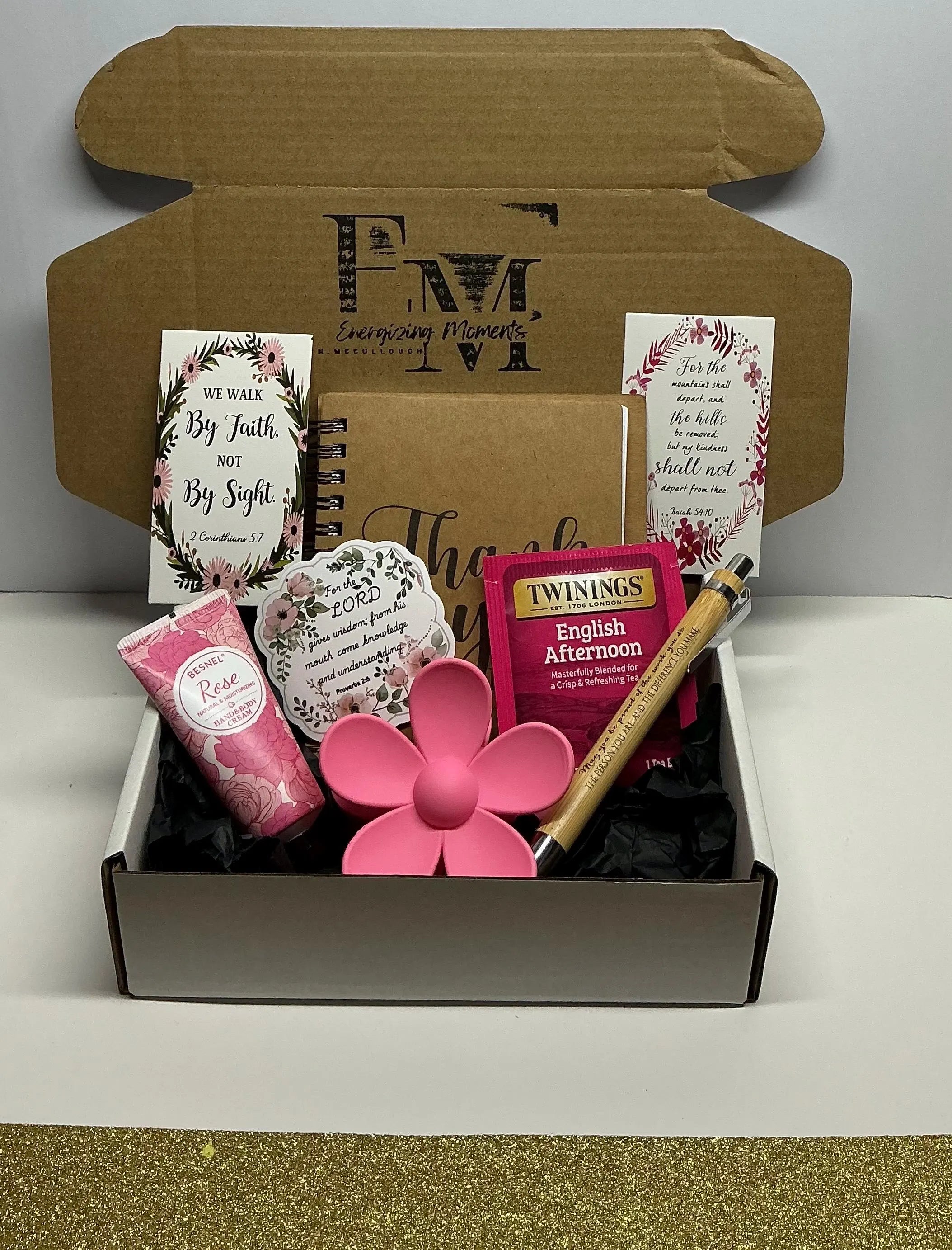 Faith & Peace Christian Self Care Box – Scripture Gift Set, Peace & Encouragement for Women