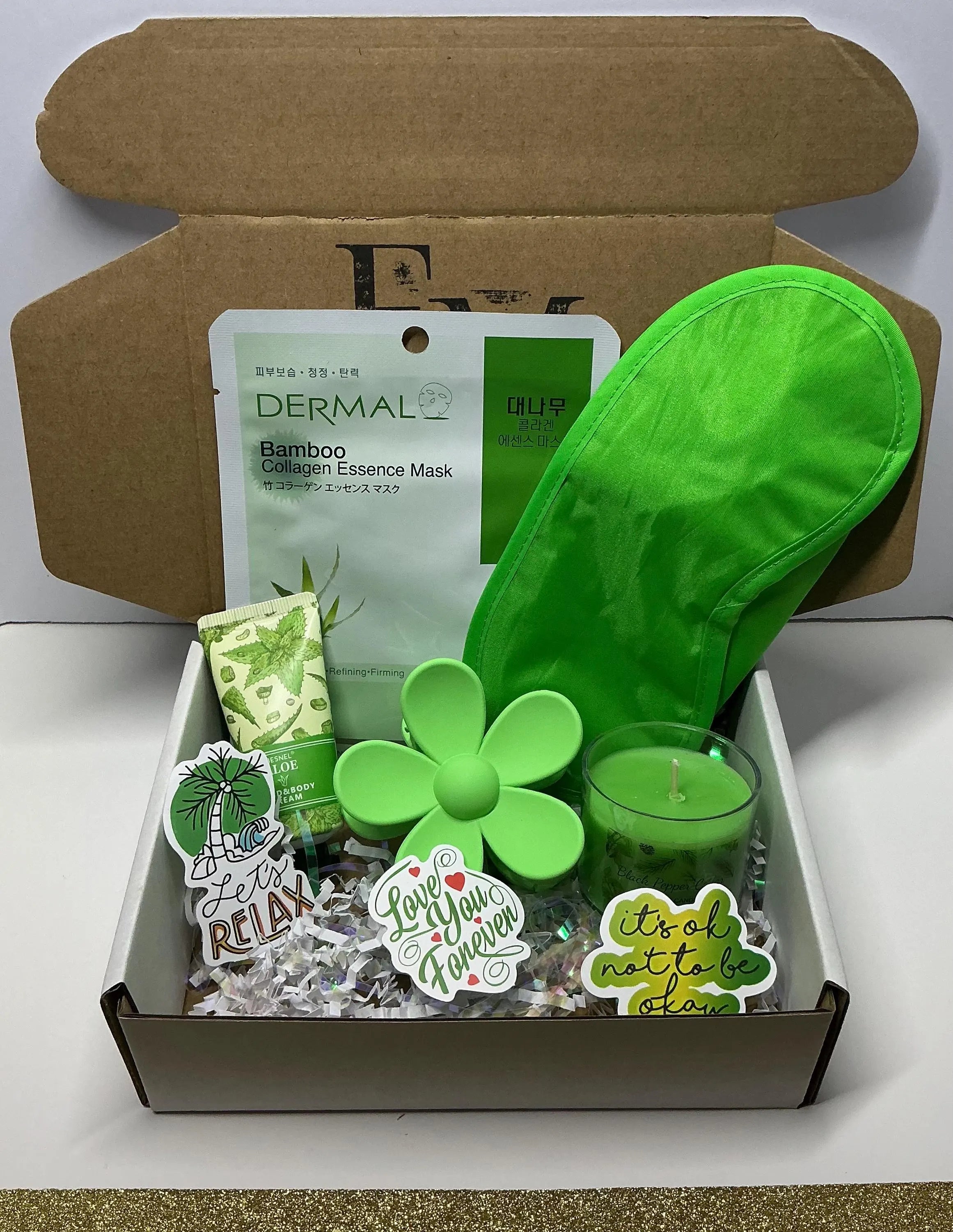 Serenity & Bliss Calming Gift Box – Cozy Self-Care Set for Women, Mindfulness & Relaxation Essentials