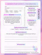 Genesis Complete Bible Study Workbook (Digital) | Kindle Scribe, GoodNotes & Printable PDF