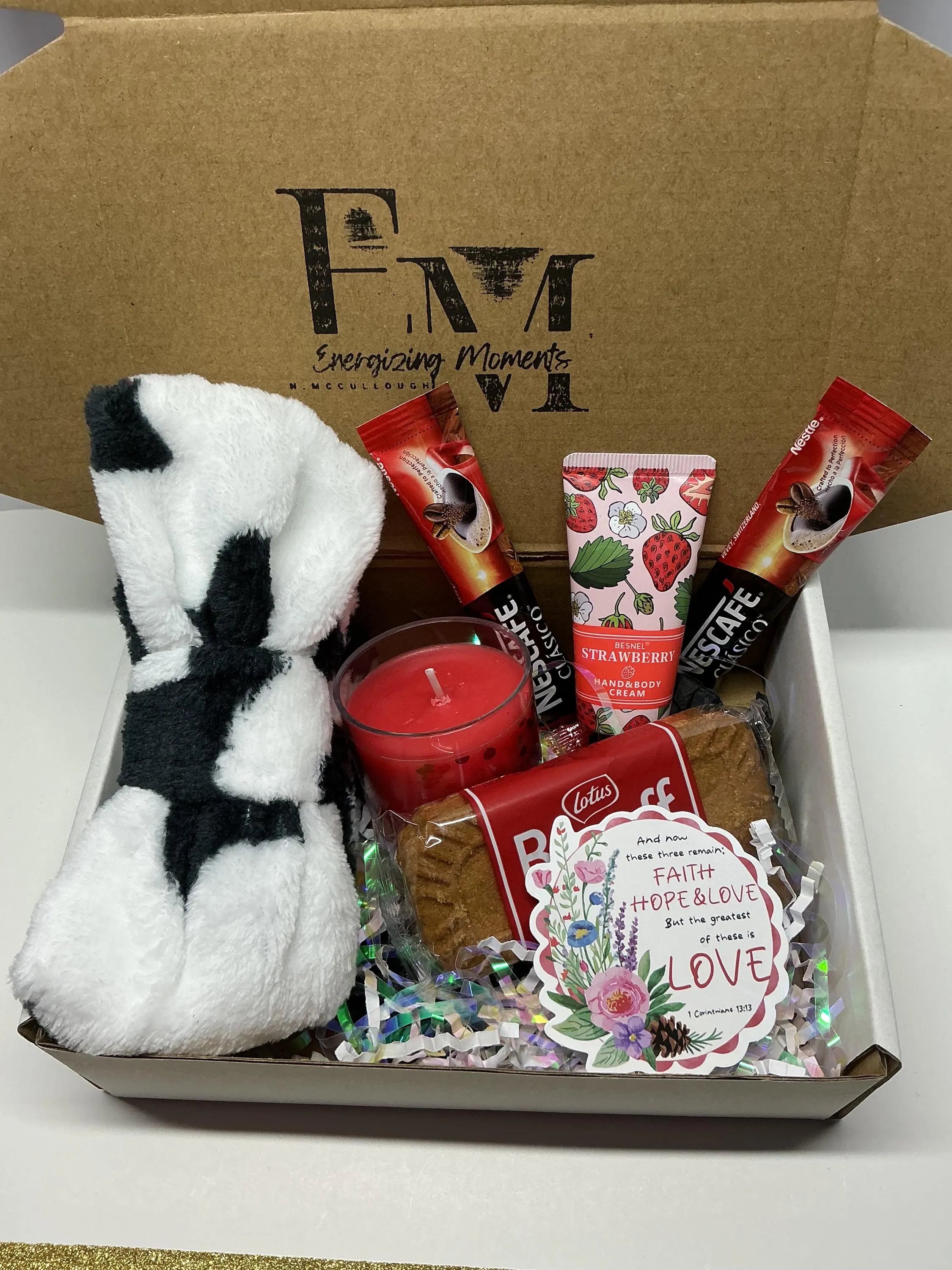 Faith & Comfort Christian Gift Box – Scripture Encouragement & Self Care for Women