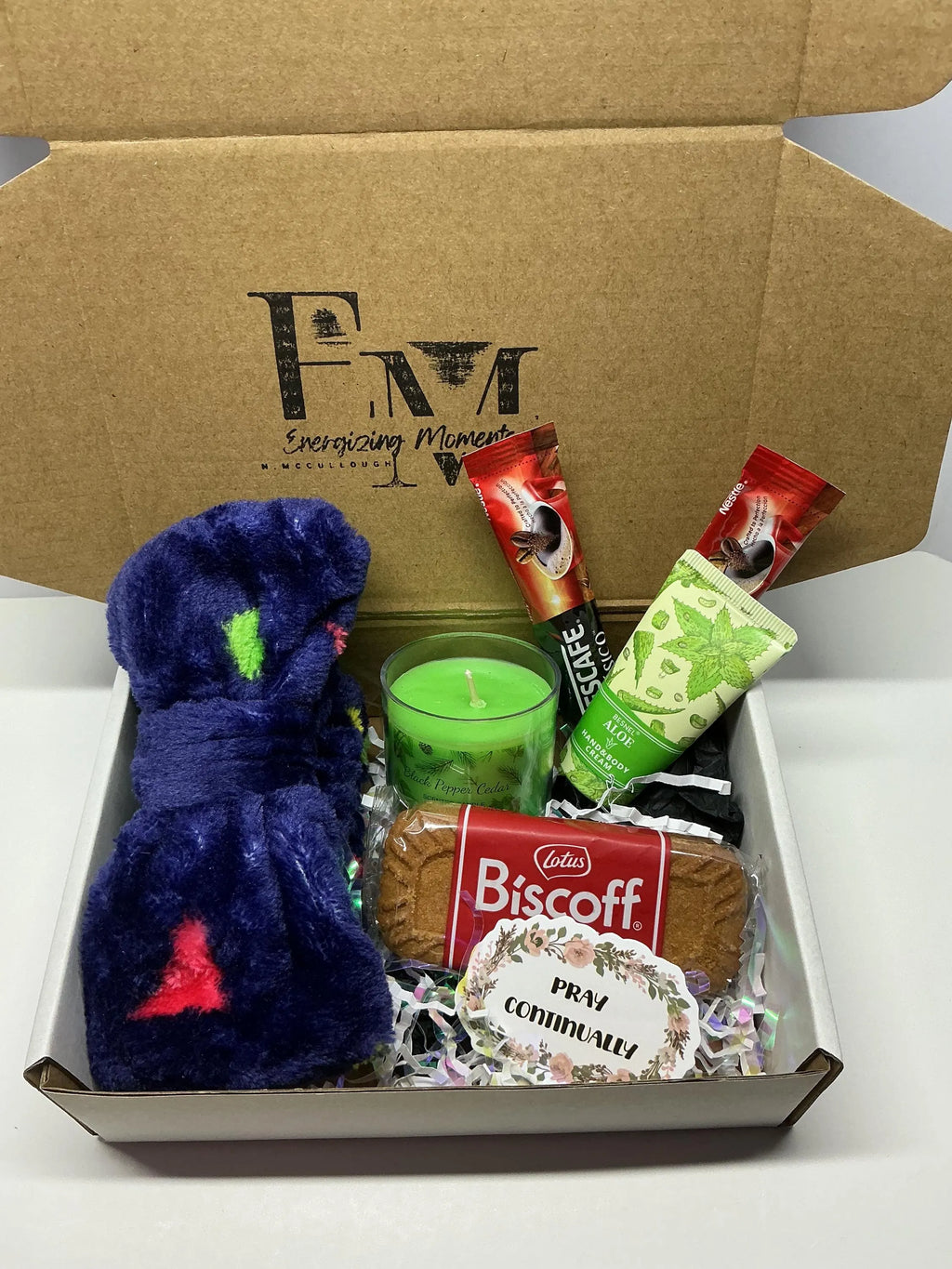 Faith & Comfort Christian Gift Box – Scripture Encouragement & Self Care for Women