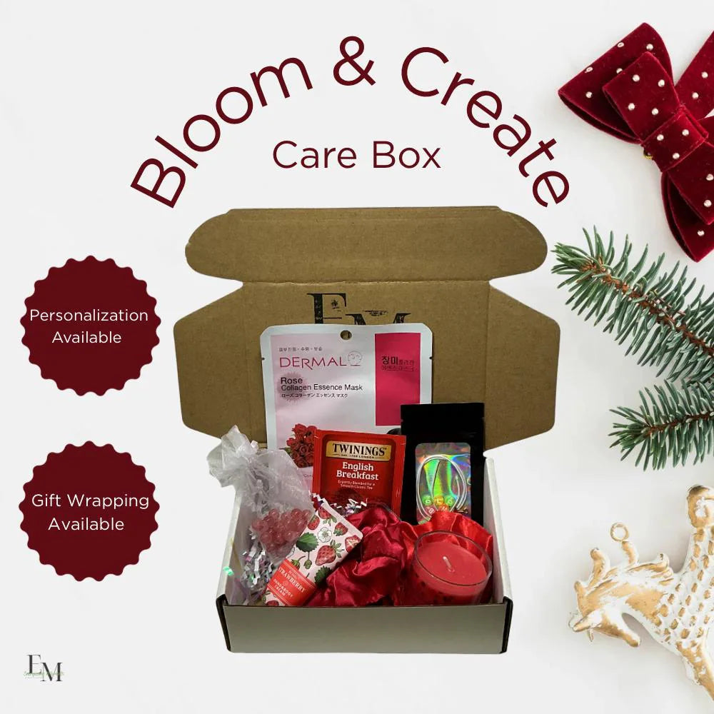 Bloom & Create Self Care Box – Creativity Gift Set, Wellness & Inspiration Box for Women