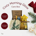 Cozy Morning Glow Self Care Box – Relaxing Morning Routine Gift, Tea & Journaling Kit