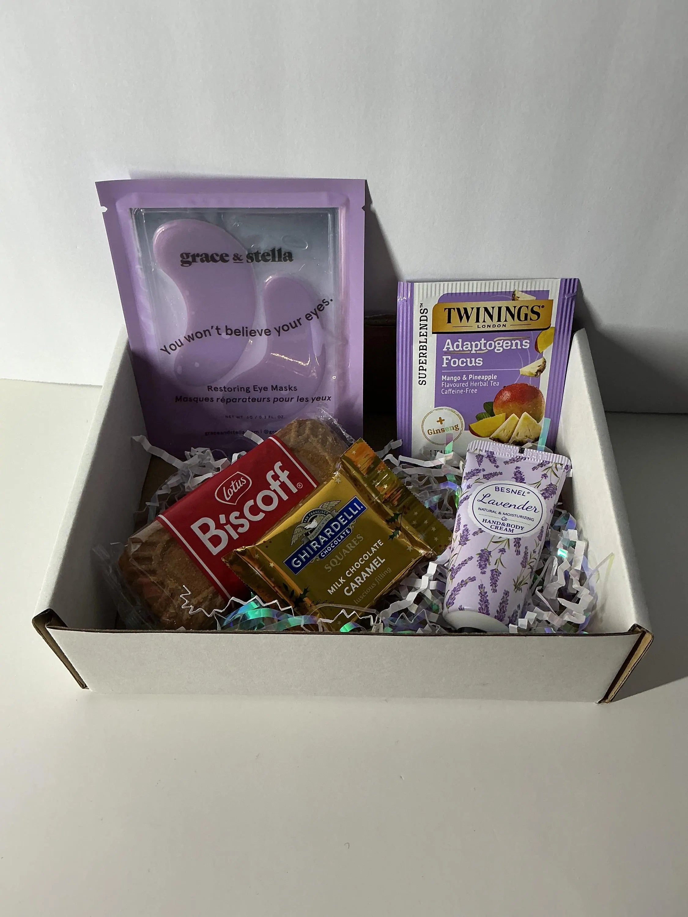 Refresh & Indulge Mini Self Care Box – Small Relaxation Gift, Pamper & Treat Kit