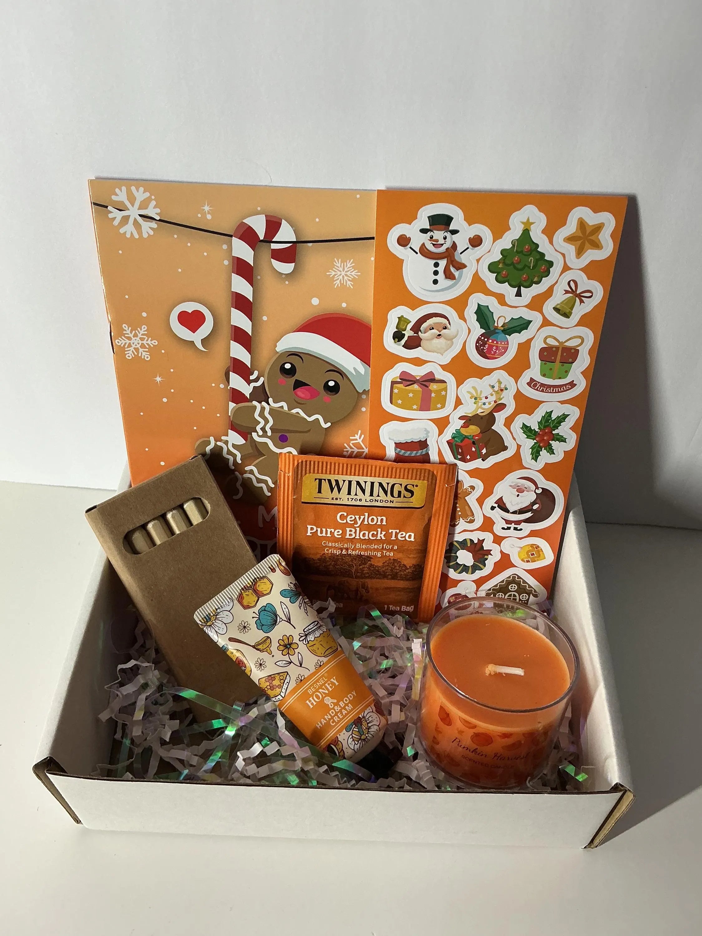 Christmas Calm Coloring Gift Box – Holiday Relaxation Kit, Self Care Coloring for Women