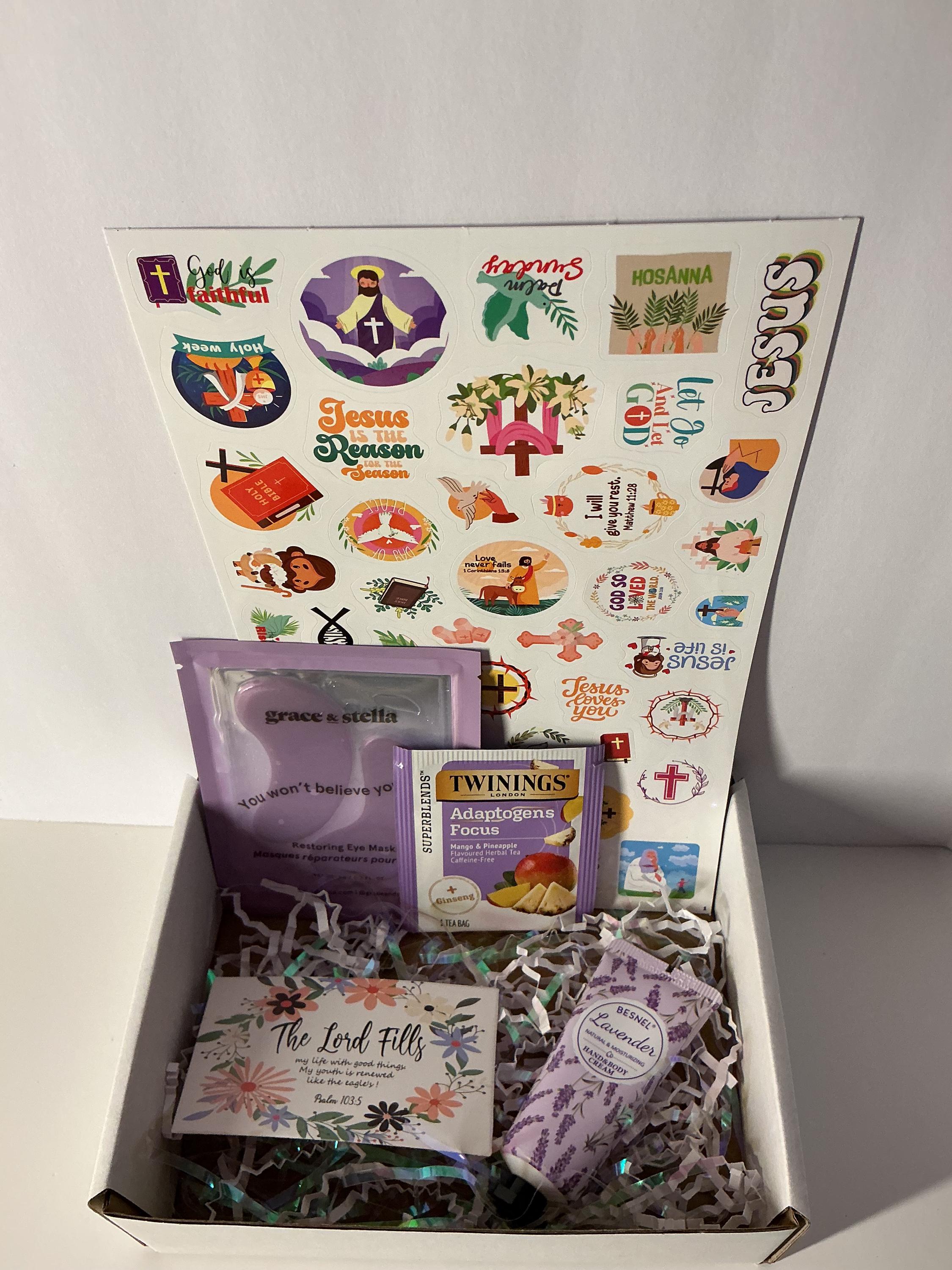 Refresh & Calm Mini Self Care Box – Stress Relief Gift, Relaxing Mini Wellness Set