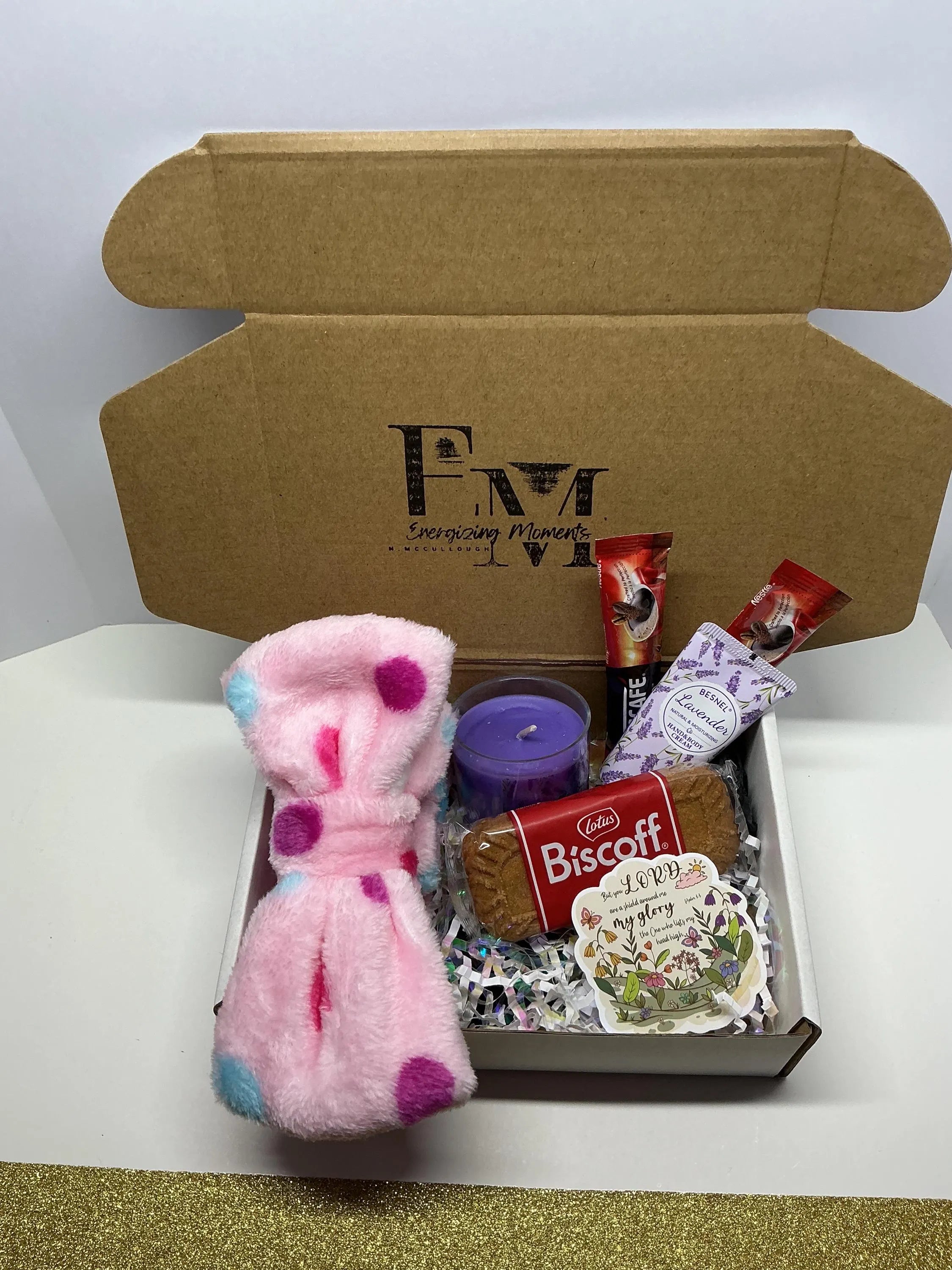 Faith & Comfort Christian Gift Box – Scripture Encouragement & Self Care for Women