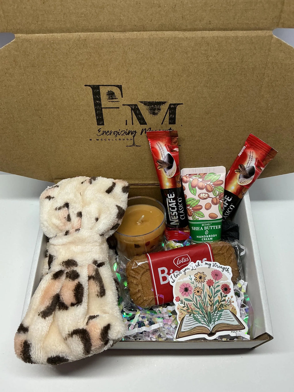 Faith & Comfort Christian Gift Box – Scripture Encouragement & Self Care for Women