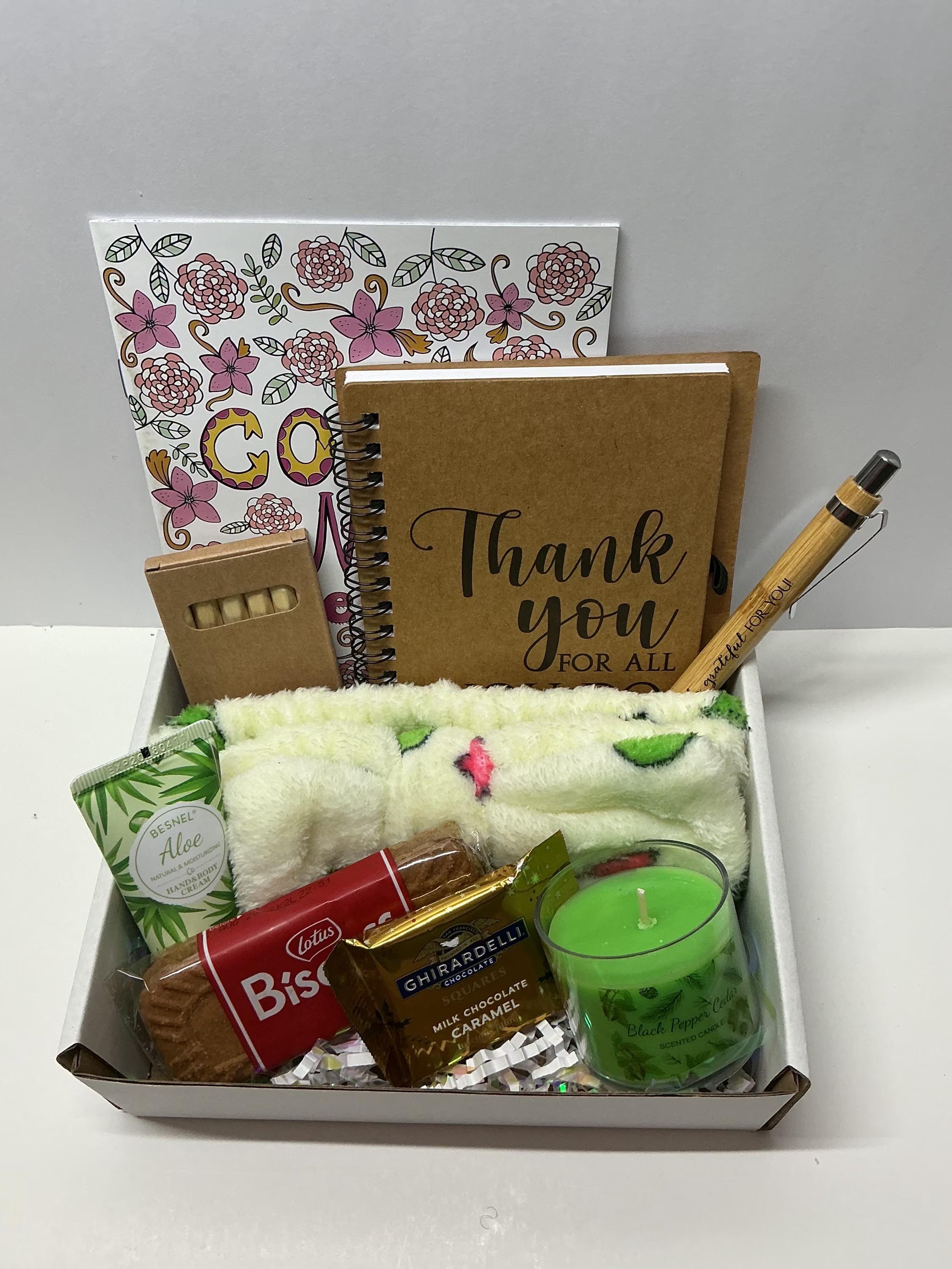 Mindful Moments Coloring Gift Box – Relaxation & Mindfulness Self Care Set for Women