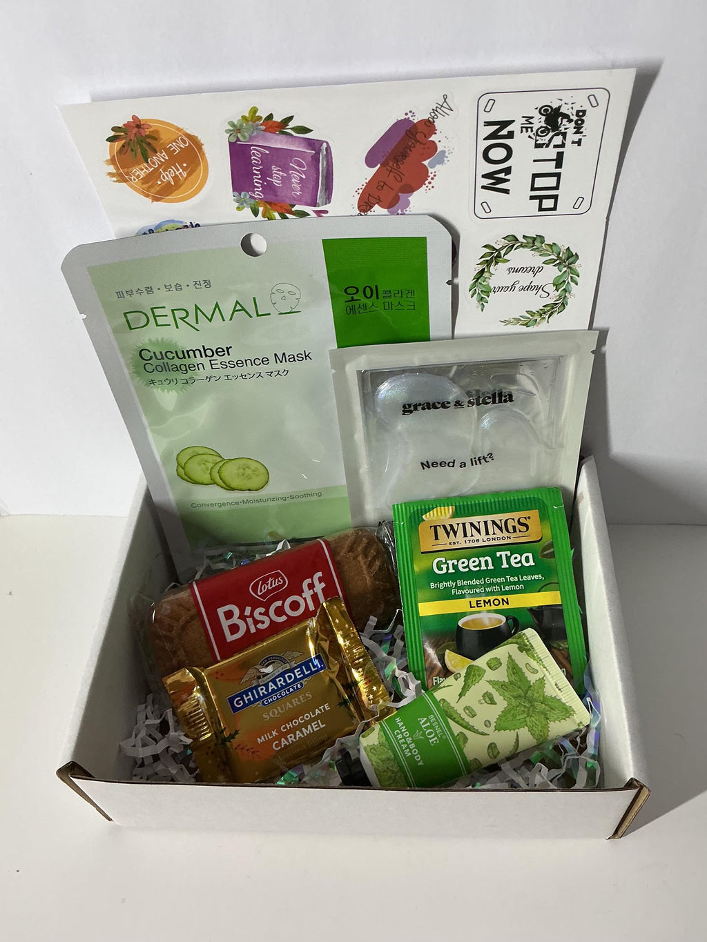 Calm & Care Essentials Self Care Box – Stress Relief Gift for Women, Relaxation & Wellness Kit