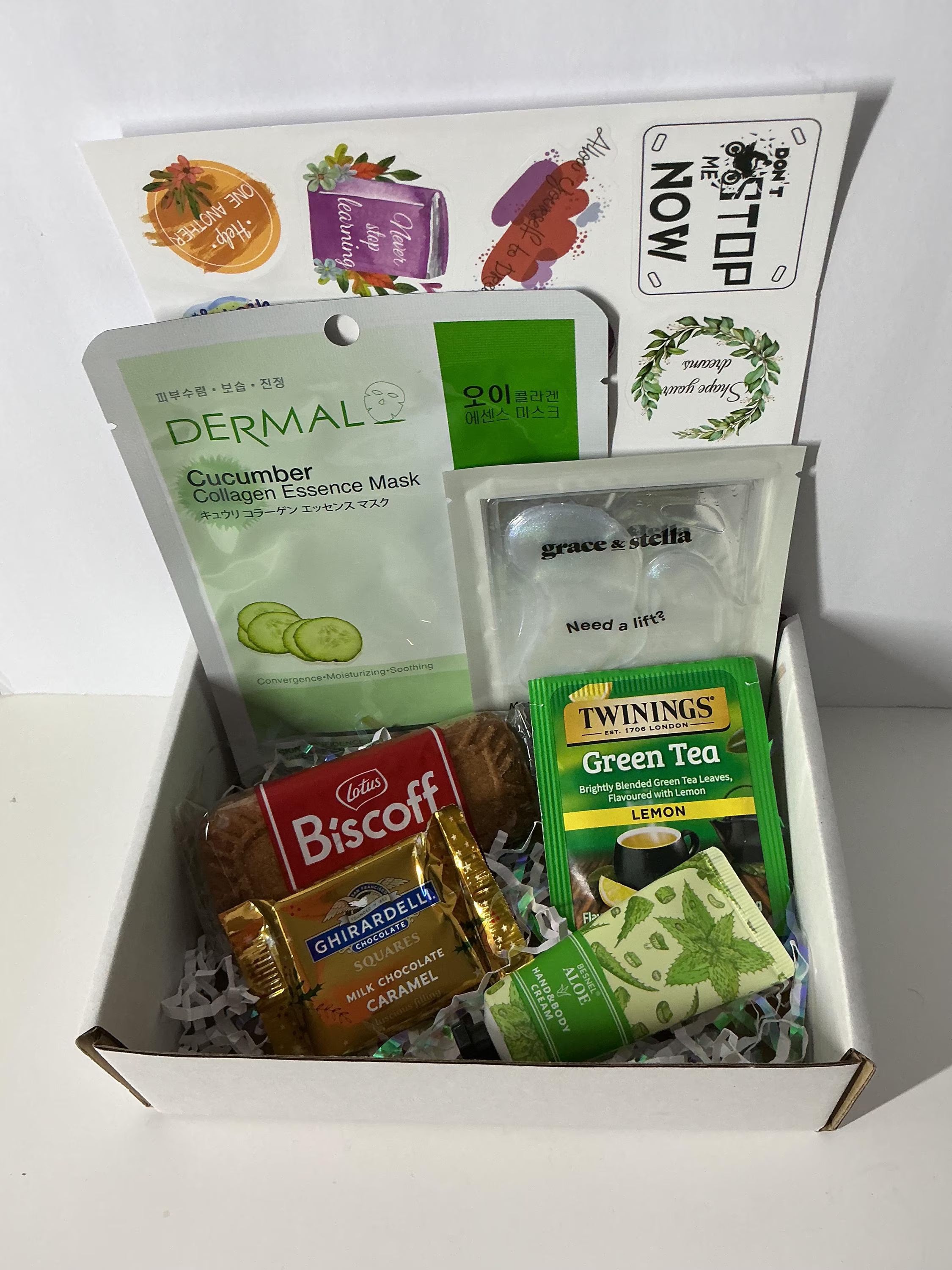 Calm & Care Essentials Self Care Box – Stress Relief Gift for Women, Relaxation & Wellness Kit
