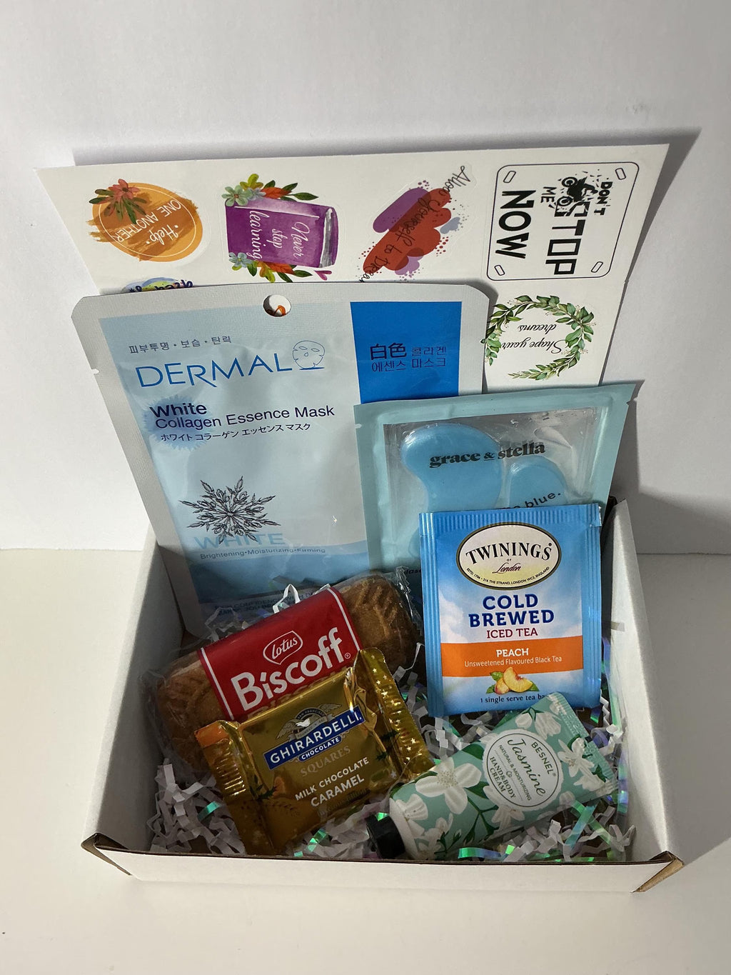 Calm & Care Essentials Self Care Box – Stress Relief Gift for Women, Relaxation & Wellness Kit