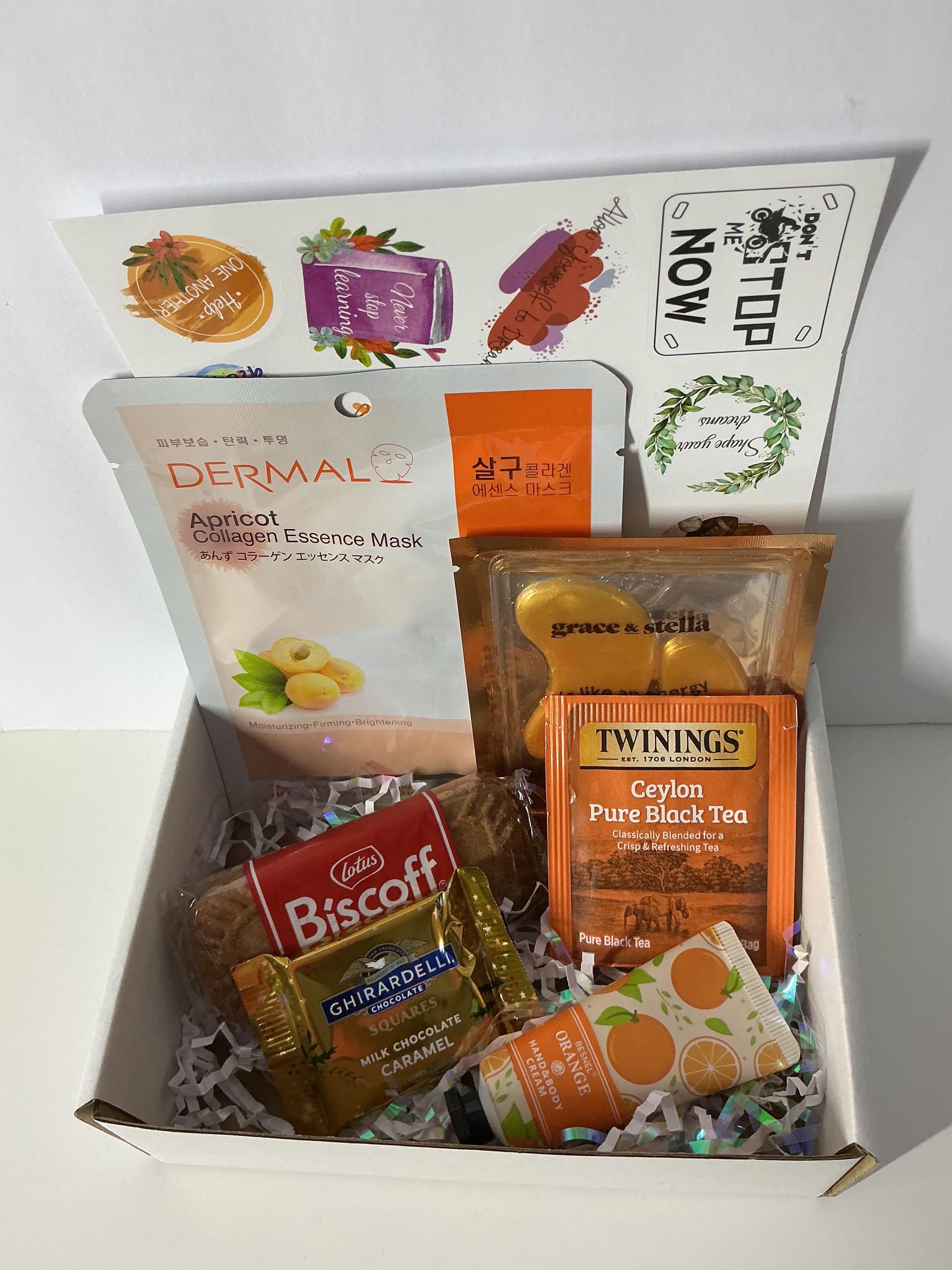 Calm & Care Essentials Self Care Box – Stress Relief Gift for Women, Relaxation & Wellness Kit