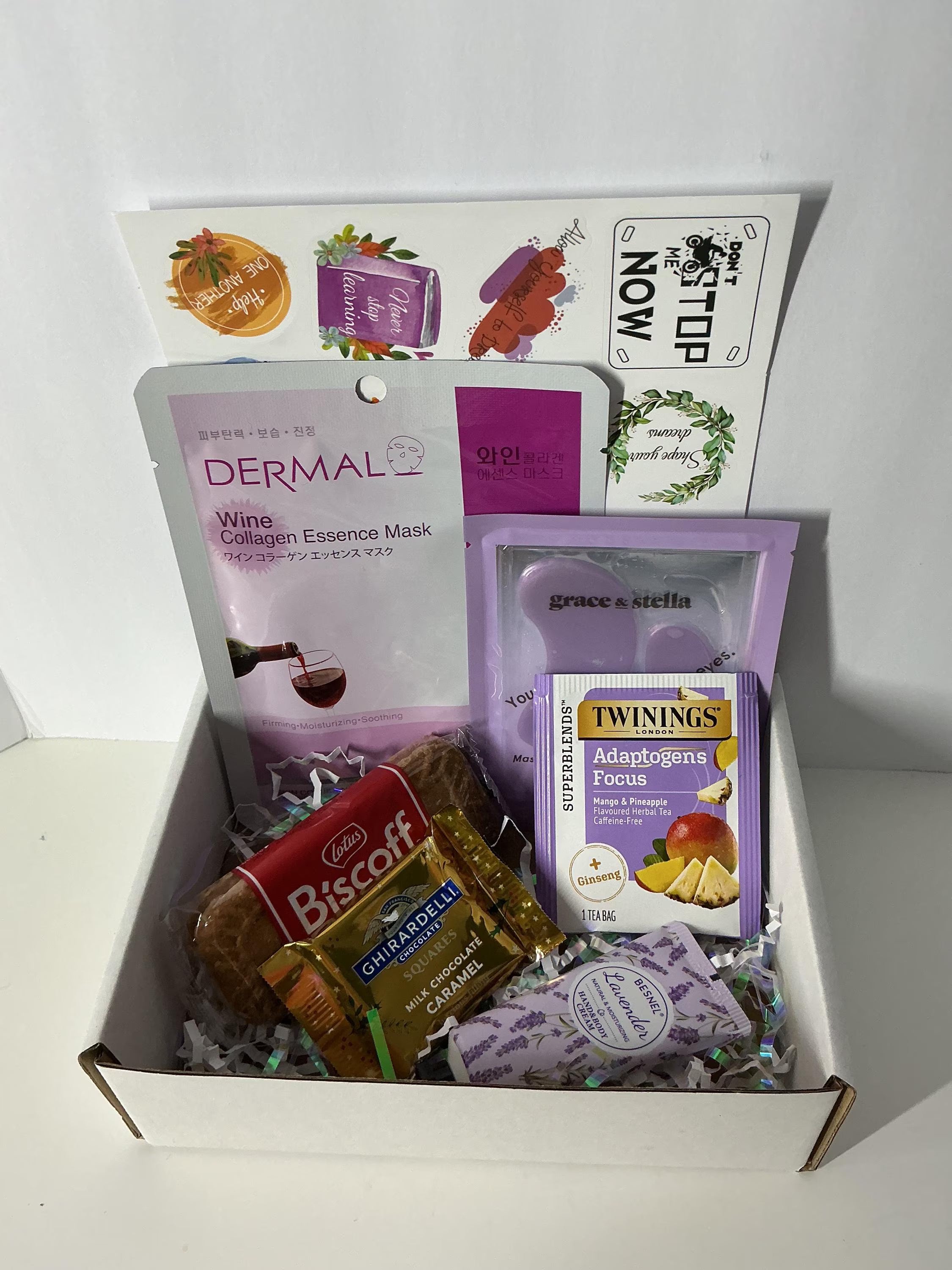 Calm & Care Essentials Self Care Box – Stress Relief Gift for Women, Relaxation & Wellness Kit