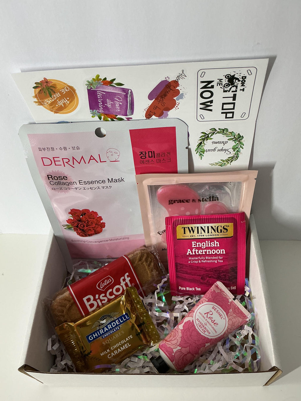 Calm & Care Essentials Self Care Box – Stress Relief Gift for Women, Relaxation & Wellness Kit